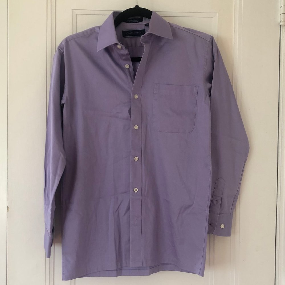 Boys Dress Shirt-Purple